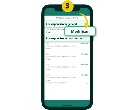 Modifica los parámetros que desees para cada una de tus cuentas.